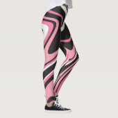 Leggings Agate marbre l Rose et noir Exercice (Droite)