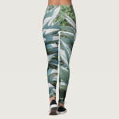 Leggings Agave Plante Succulent Bleu Cactus Botanique Déser (Dos)