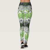 Leggings Agender Dragon Damask - Agender Pride couleurs dra (Dos)