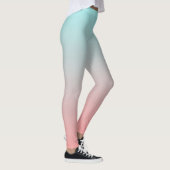 Leggings Agréablement rose et bleu Ombre (Droite)