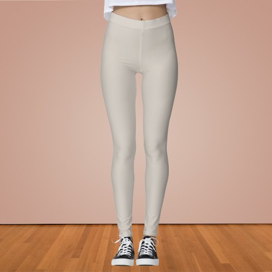 Leggings Agreeable Gray Solid Color