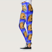 Leggings aigle d'or bleu (Gauche)