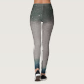 Leggings Aigrettes japonaises Grues Koson Neige d'hiver (Dos)