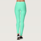 Leggings Aigue-marine uni (Dos)