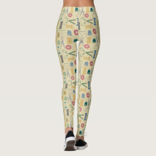 Leggings Aiguille de ciseaux à coudre