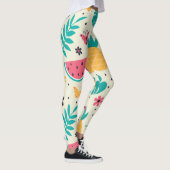Leggings Aiguille de pastèque de fruits tropicaux motif (Droite)