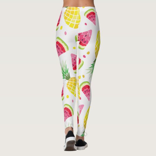 Leggings Aiguille de pastèque Été Imprimer sans joint (Dos)