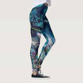 Leggings Aileron d'ailerons : Requins de récif avec des (Droite)