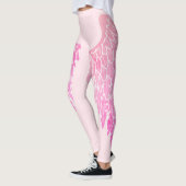 Leggings Ailes à la mode d'ange de roses indien (Gauche)