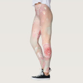 Leggings Ailes de papier et roses (Gauche)