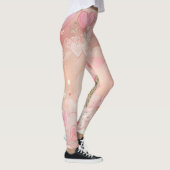 Leggings Ailes de papier et roses (Droite)