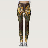 Leggings Ailes et tournesols (Devant)