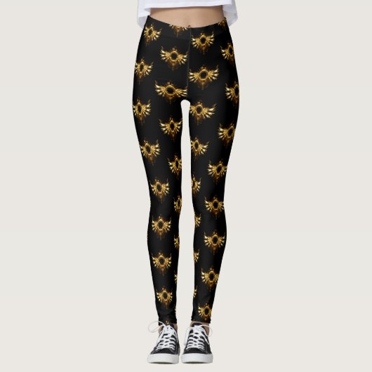 Leggings Ailes steampunk (Devant)