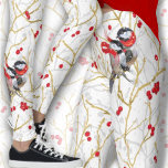Leggings Aimer Cuddling Chickadees Couple<br><div class="desc">Des leggings absolument adorables qui s'étalent sur des poulets qui bouchent la hanche et la cheville. Dans l’oeuf populaire de robin bleu, neigeux blanc et rouge d’hiver. Petit couple arborant leur écharpe d'hiver. Le don de la grande épouse, pour toute fille qui est amoureuse ou amoureuse d’oiseaux. Voir aussi en...</div>