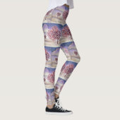 Leggings Aimer l'arbre avec les coeurs Aquarelle (Droite)
