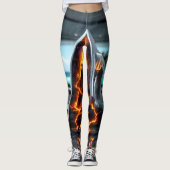 Leggings Aire de jeu du diable - 2 (Devant)