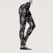 Leggings Airedale avec Noël Festif du Père Noël (Droite)