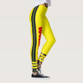 Leggings Ajouter le texte l Moderne unique Neon et Cheetah (Droite)