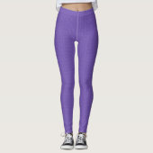 Leggings Ajouter un texte d'image Femmes bleu violet Modèle (Devant)