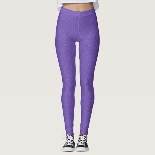 Leggings Ajouter un texte d'image Femmes bleu violet Modèle (Devant)