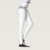 Leggings Ajouter votre logo commercial Rectangle Simple Min (Droite)