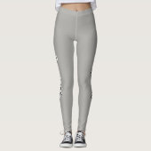 Leggings Ajouter votre nom ou votre texte (Devant)