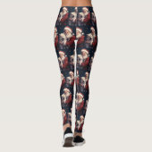 Leggings Akita avec Noël du Père Noël (Dos)