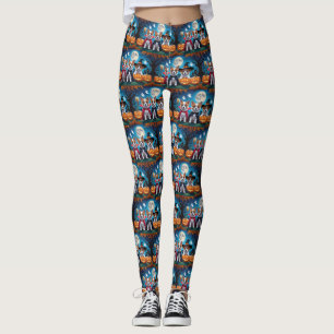Leggings Akita Chiens Citrouille Halloween Funny