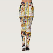 Leggings Alfons Mucha 1895 les quatre saisons (Dos)