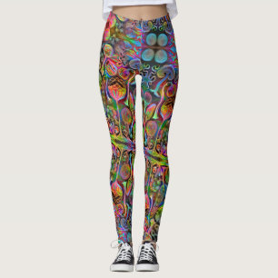 Leggings "Algaehuasca, "guêtres d'impression par Dax +