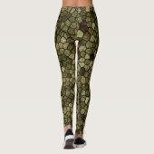 Leggings Algues et Genévrier Pavé Patchwork Terrazo Patt (Dos)