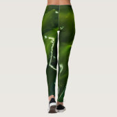 Leggings Algues vertes et tilleul d'eau (Dos)