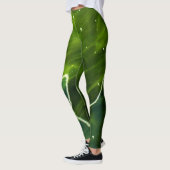 Leggings Algues vertes et tilleul d'eau (Gauche)