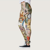 Leggings Alice au pays des merveilles Tea Party Art (Gauche)