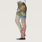 Leggings Alice Cheshire Chat Wonderland Tree Garden (Gauche)