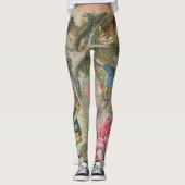Leggings Alice Cheshire Chat Wonderland Tree Garden (Devant)