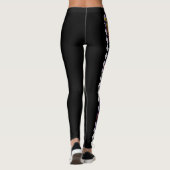 Leggings Alice chez le chat fou de Cheshire de chapelier de (Dos)