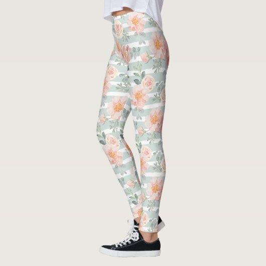 Leggings Alicia Rose Motif de bande (Gauche)