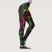 Leggings alien amour crâne drôle bonne humeur chanceux (Droite)