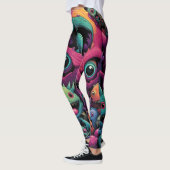 Leggings alien love hero drôle heureux sain (Gauche)