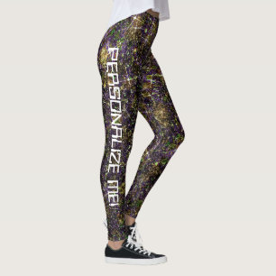 Leggings Alien Treasure Trove Galaxy Parties scintillant PE