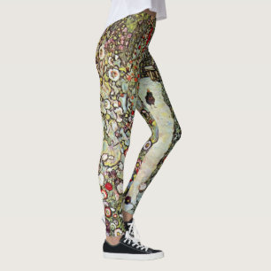 Leggings Allée de jardin avec des poules, Gustav Klimt, Art