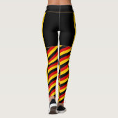 Leggings Allemagne & Allemagne Drapeau mode, ventilateur vo (Dos)