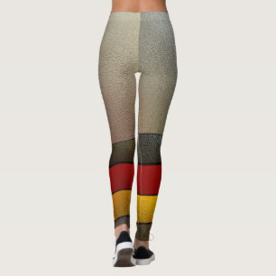 Leggings Allemagne - couleurs du drapeau - Chrome par Shirl