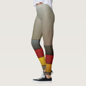 Leggings Allemagne - couleurs du drapeau - Chrome par Shirl (Gauche)