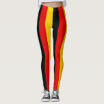 Leggings Allemagne Couleurs du drapeau national Verticaleme<br><div class="desc">Allemagne National Drapeau Couleurs Verticales Légendes rayées aux couleurs du drapeau allemand avec un motif vertical rayé asymétrique multi-bordé occupé imprimé sur les leggings. La taille des bandes est facilement réglable à votre goût grâce à l'option "Edit Design". Les leggings allemands sont le grand compagnon du jog du matin et...</div>