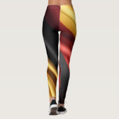 Leggings Allemagne drapeau texture soie (Dos)