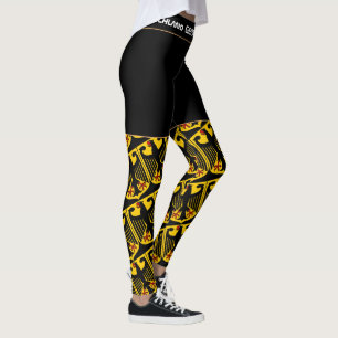 Leggings Allemagne et Allemand Flag, fan de voyages et de s
