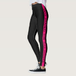 Leggings Allez dur ou rentrez à la maison des guêtres de<br><div class="desc">Allez dur ou rentrez à la maison des guêtres de forme physique pour établissent. Les guêtres roses noires et au néon modernes de forme physique pour des sports établissent et la formation de yoga. Habillement à la mode pour des femmes et des filles d'ado. Collants de sports avec l'arrière -...</div>
