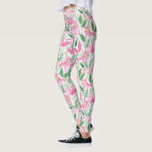 Leggings Alligator Vin rose vert Preppy (Gauche)